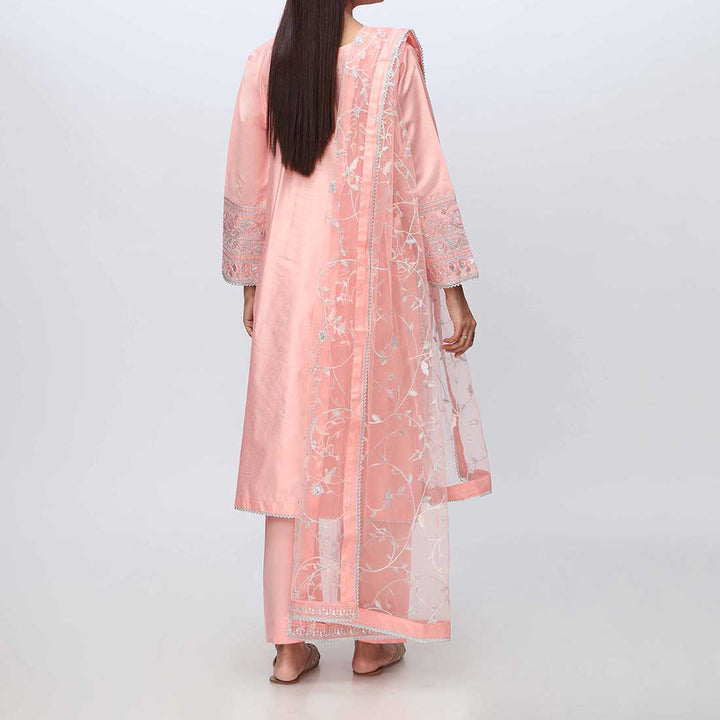 3PC- Embellished Khadi Net Suit PF3019