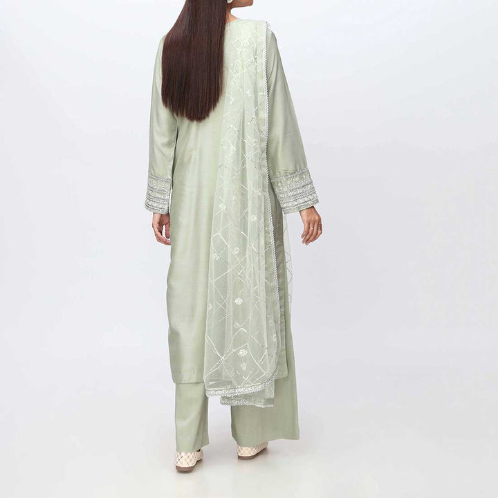 3PC- Embellished Viscose Suit PF3020