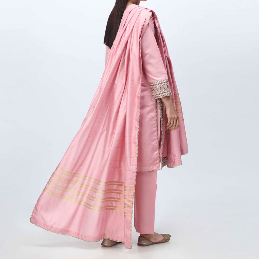 3PC- Embellished  Khadi Net Suit PF3067