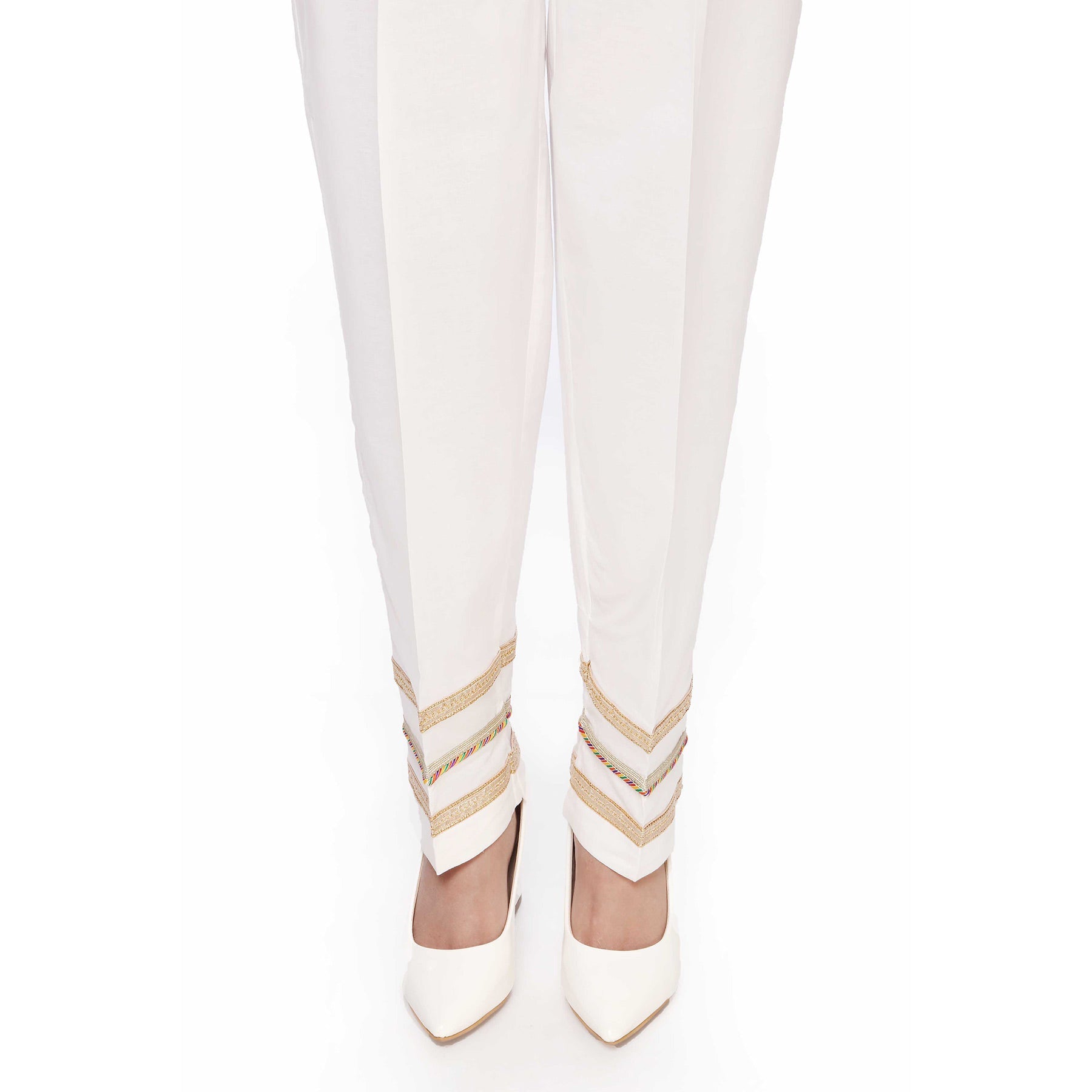Regular Fit raw Silk Trousers