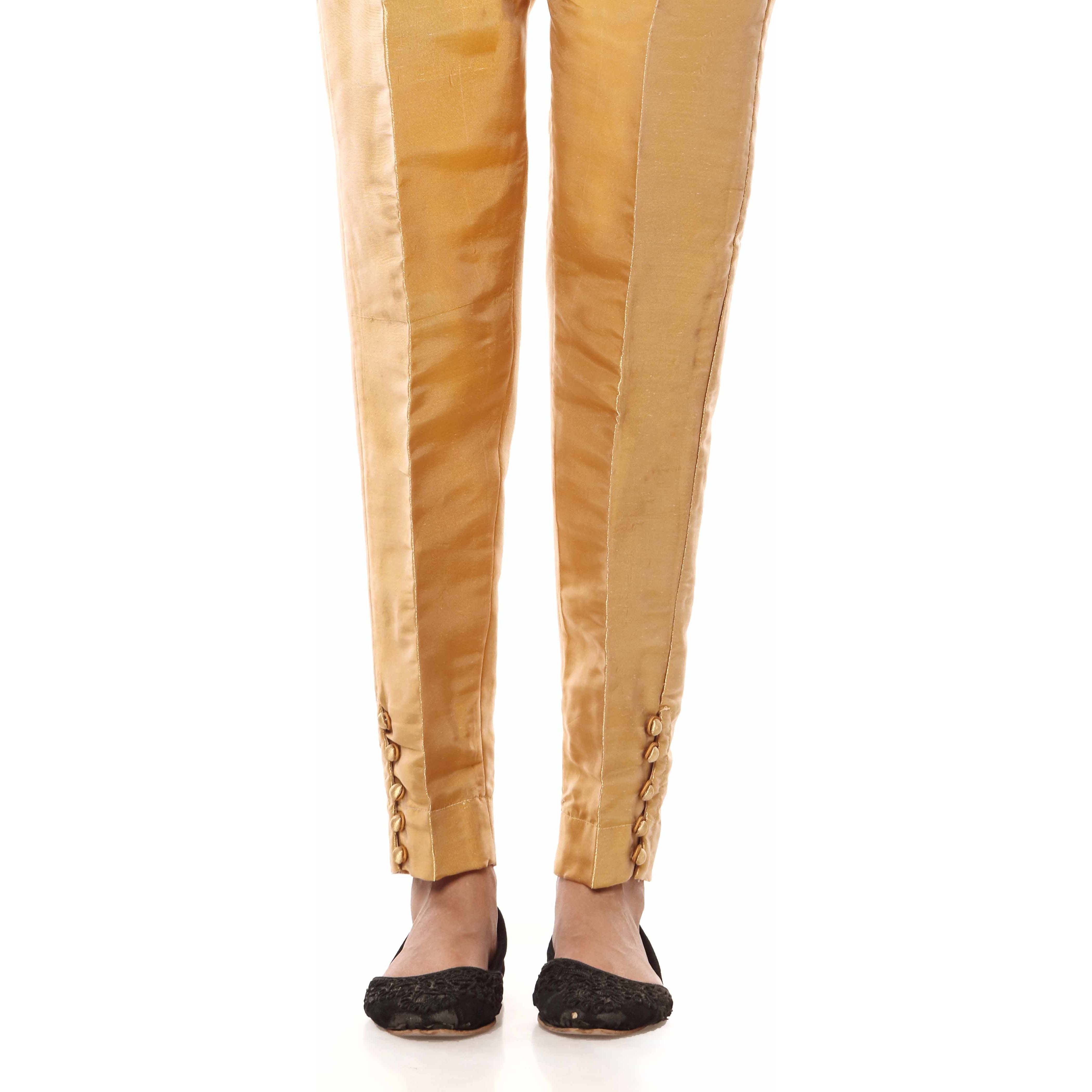 Golden Slim Fit Tissue Trousers PS2562