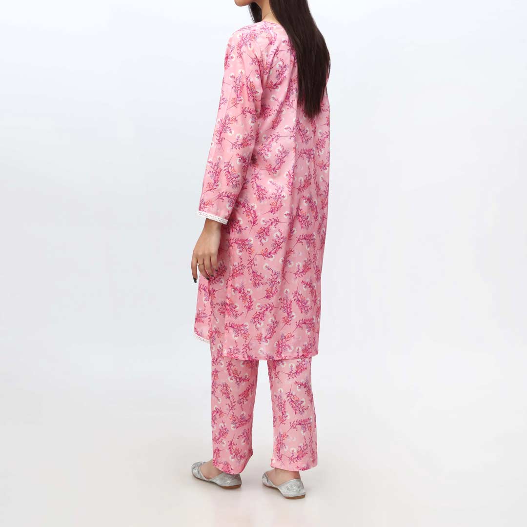 Pink 2PC- Printed Cambric Suit PS4217