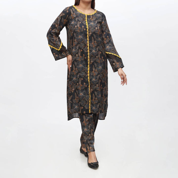 2PC-Unstitched Digital Printed Lawn Suit PS4416