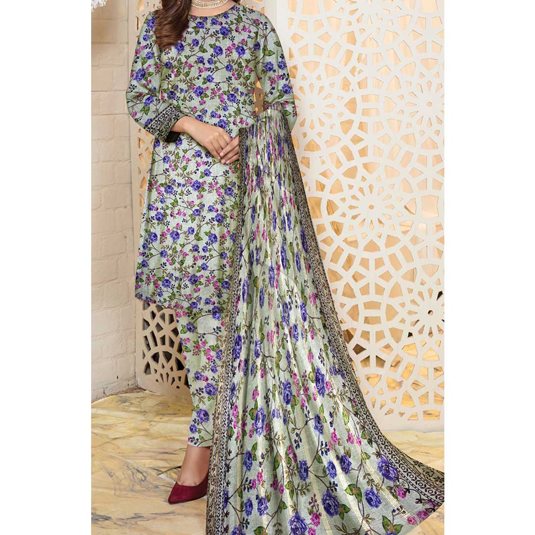 3PC-Digital Printed Lawn Suit PS4676