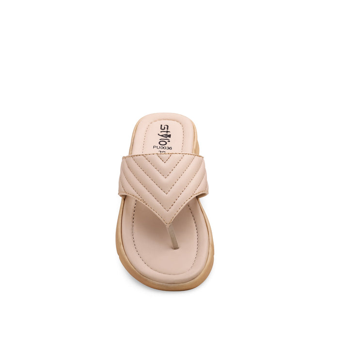 Beige Formal Chappal PU0036