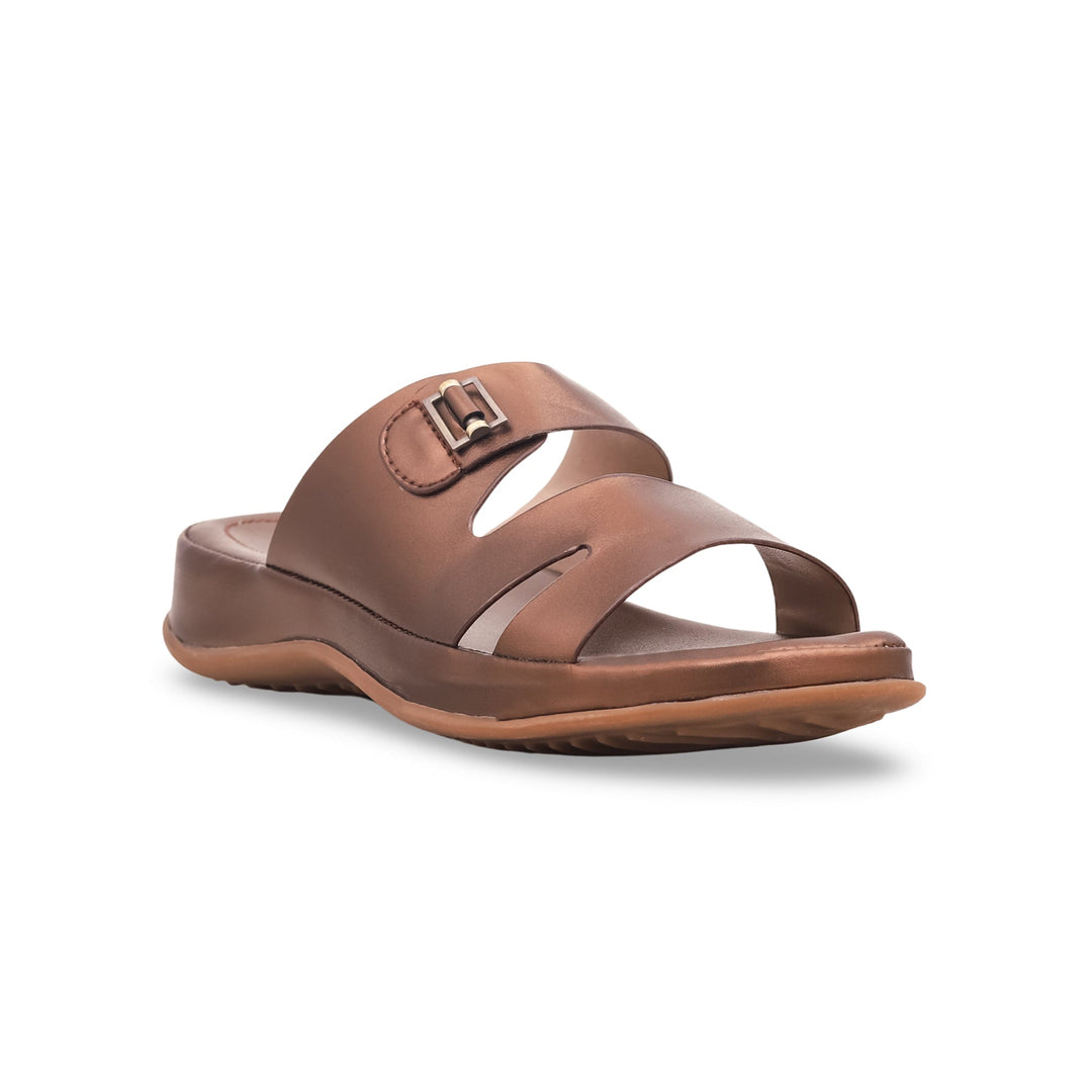 Copper PU Slippers PU0055