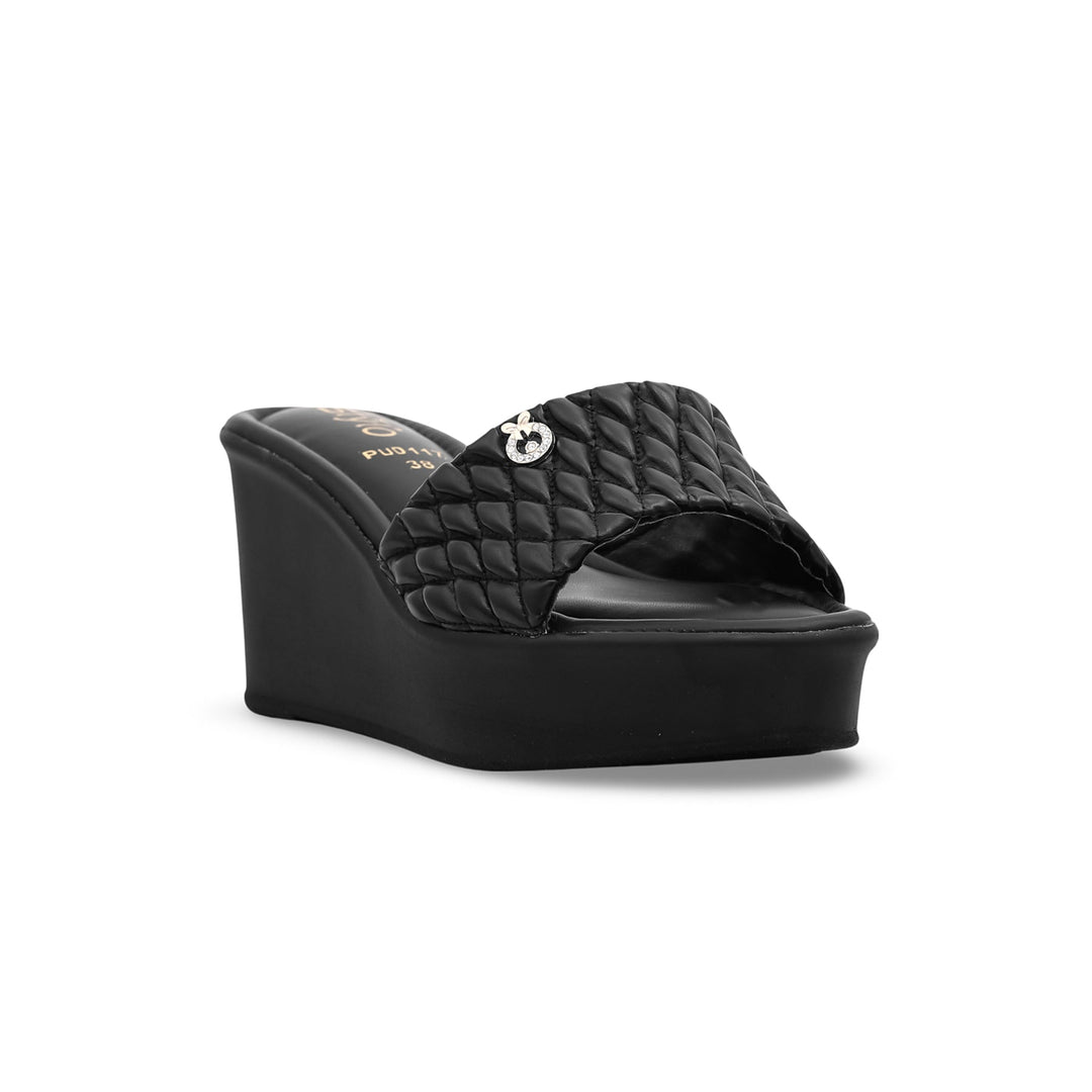 Black Formal Slipper PU0117