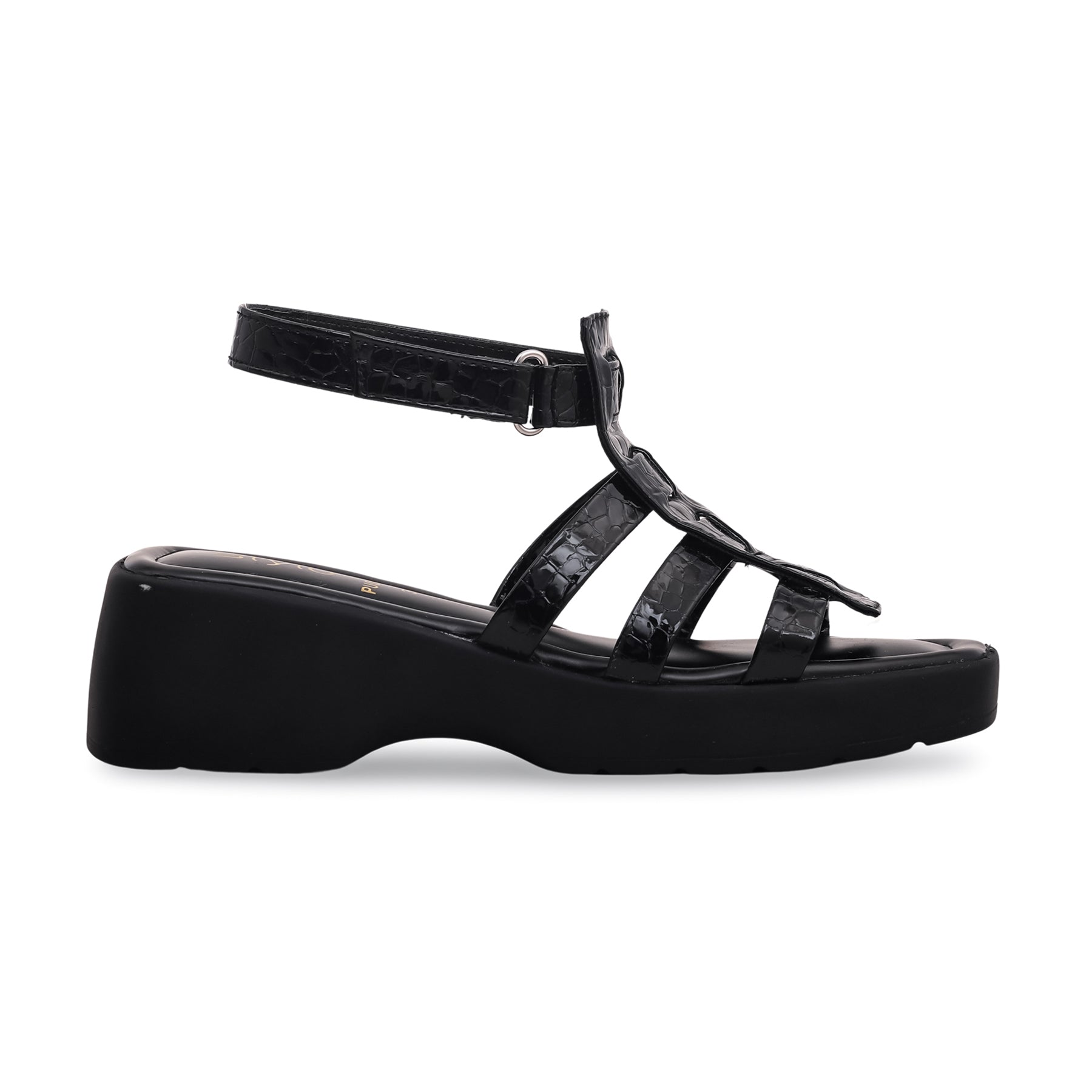 Black PU Sandals PU0173