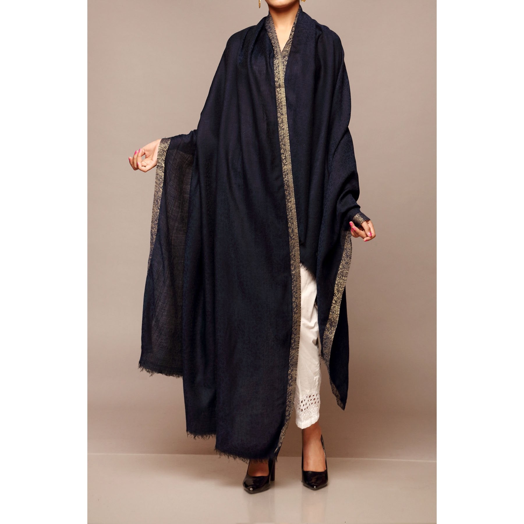 Blue Color Shawl PW1736