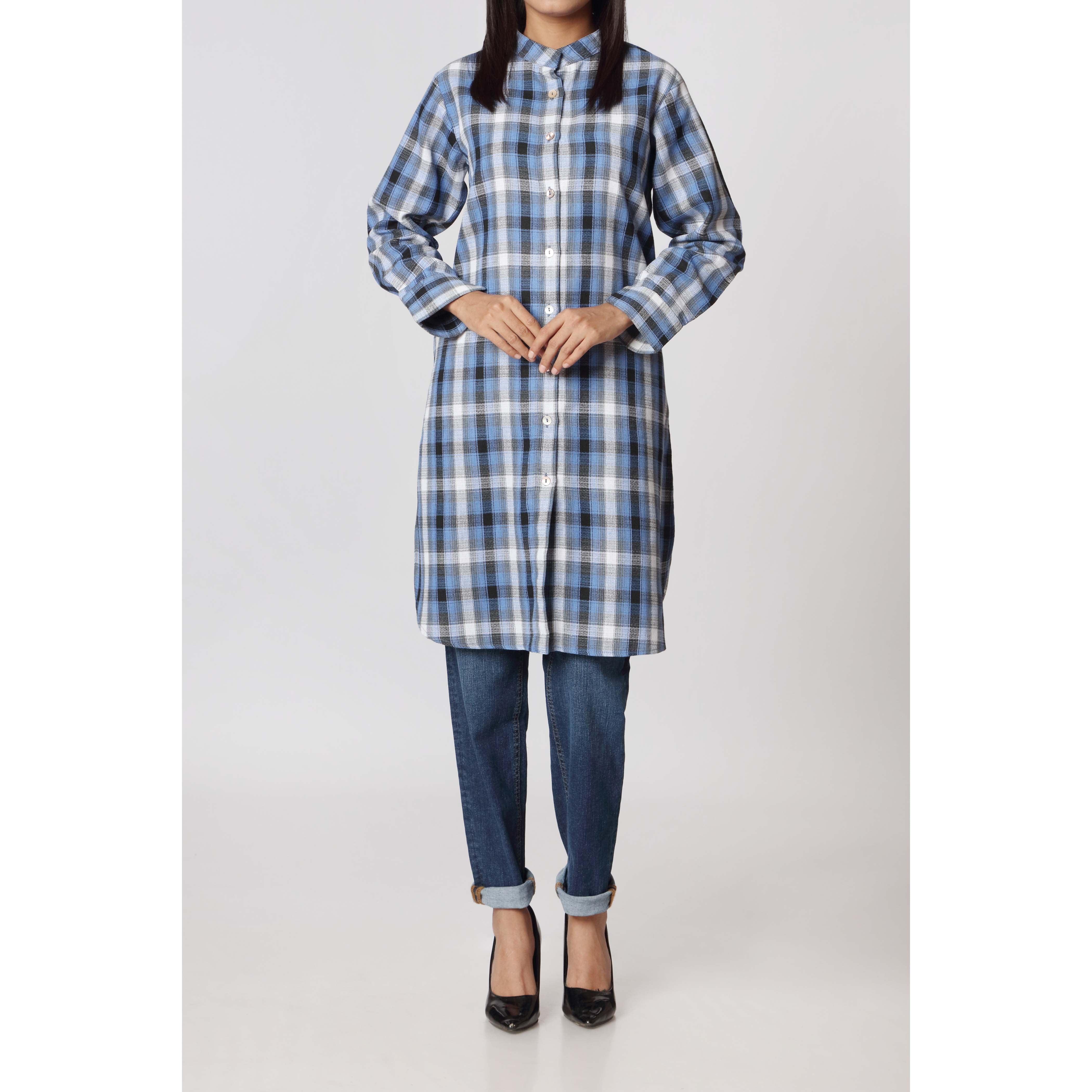 1PC- Flannel Checkered Shirt  PW2263