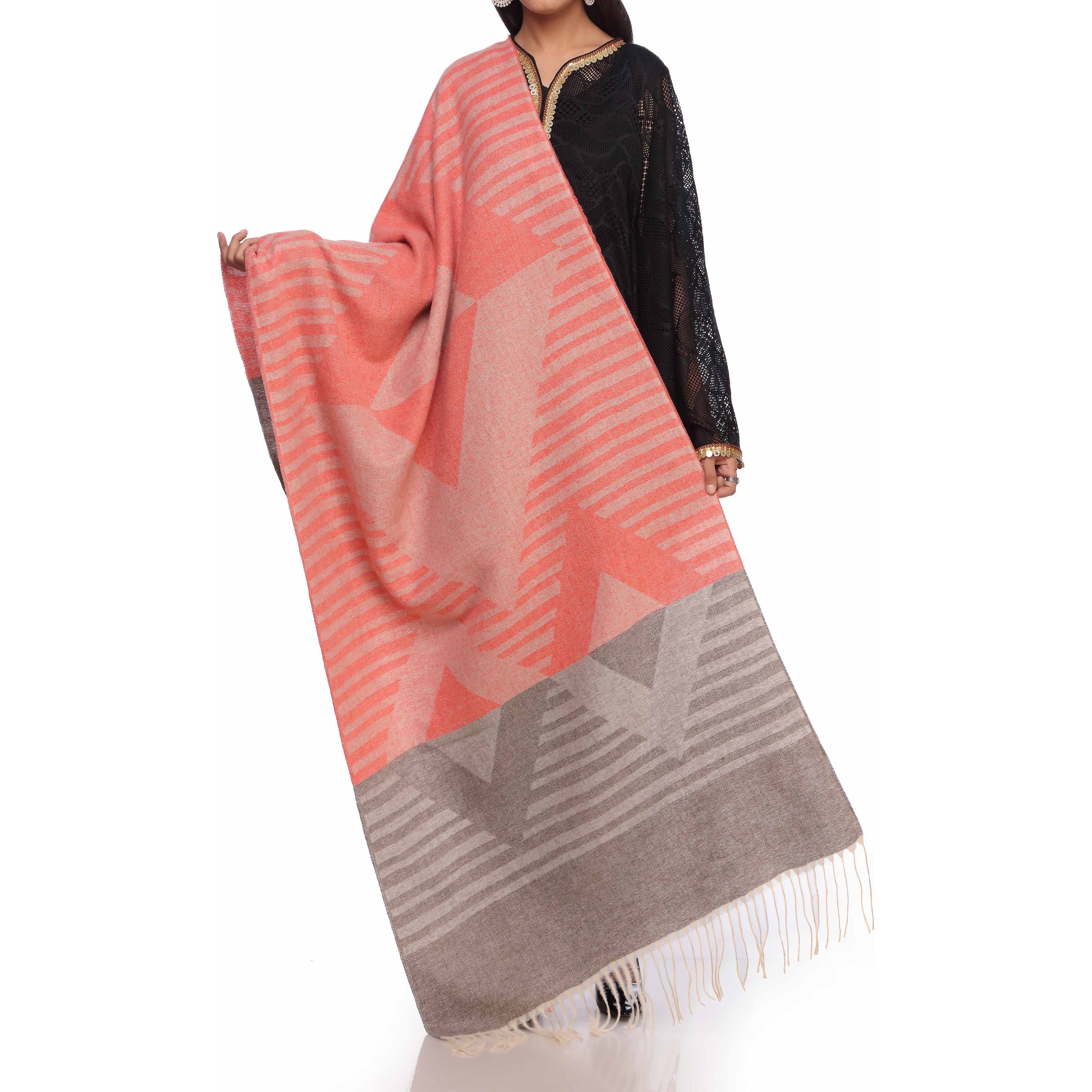 Orange Softer Stole PW2704