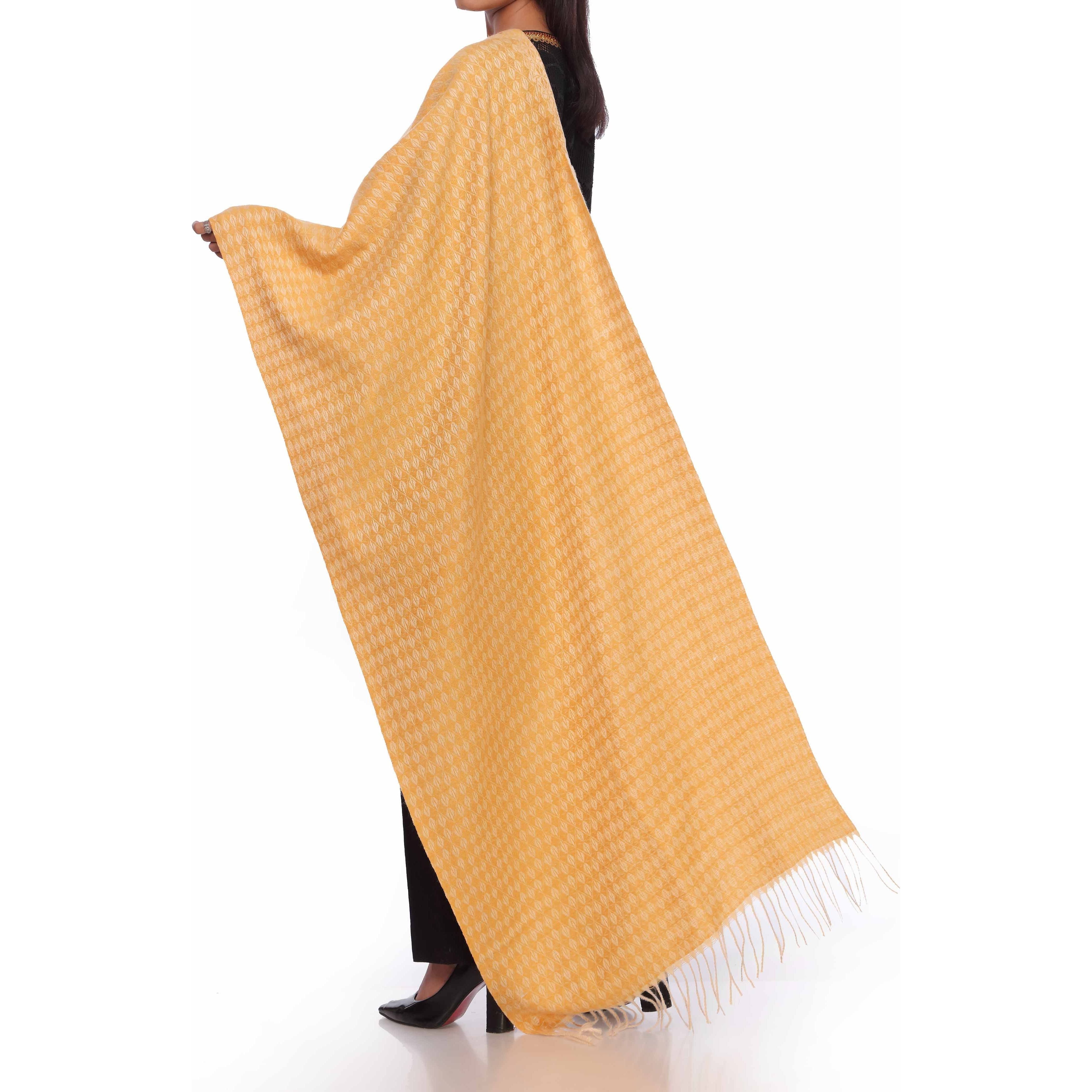 Yellow Rang Mahal Stole PW2741