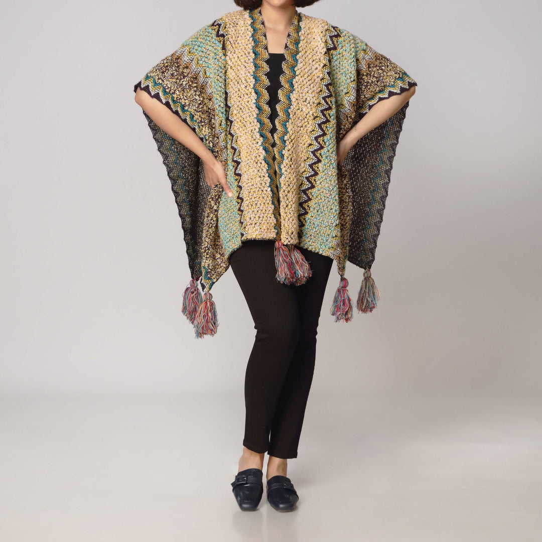 Green Cape Shawl PW2800