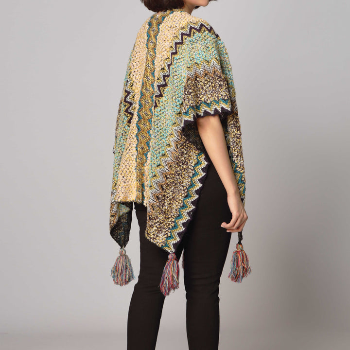 Green Cape Shawl PW2800