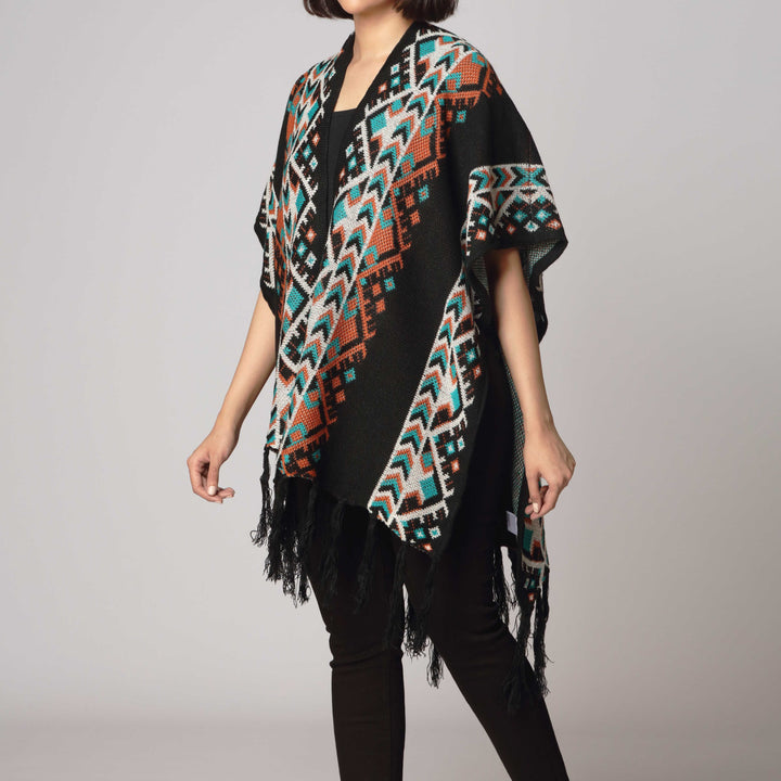 Black Cape Shawl PW2801