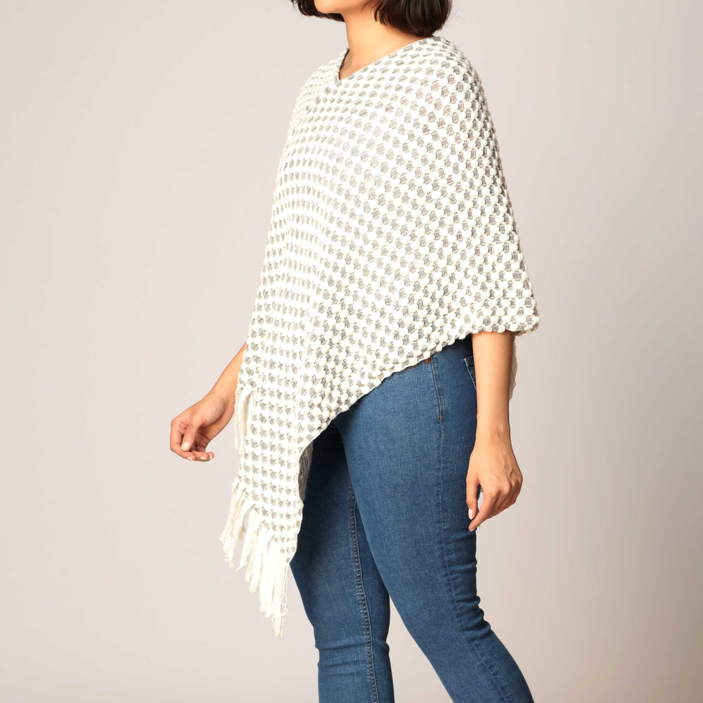 White Cape Shawl PW2802