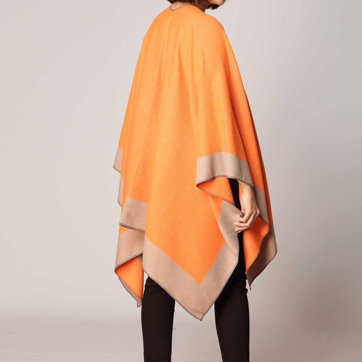 Orange Cape Shawl PW2821