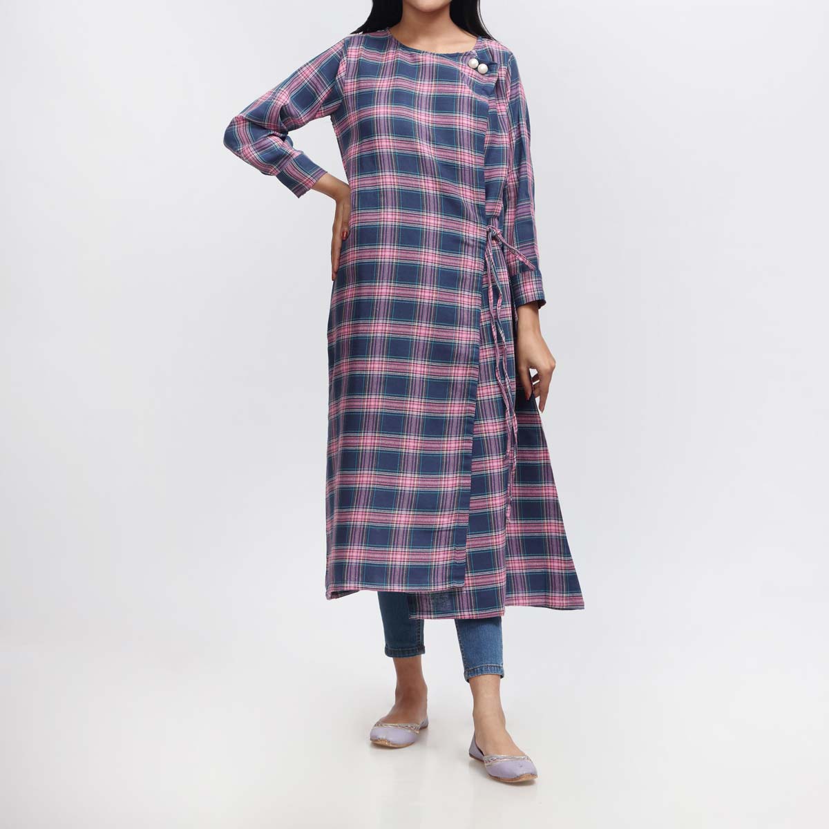 1PC- Flannel Checkered Shirt PW3293