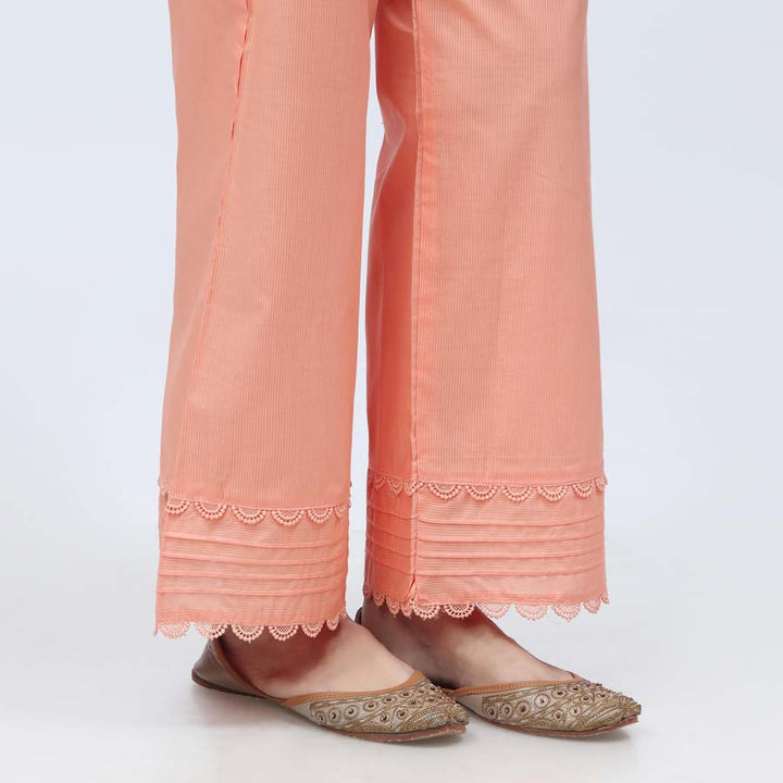 Peach Striper Broshia Straight Fit Trouser PW3622