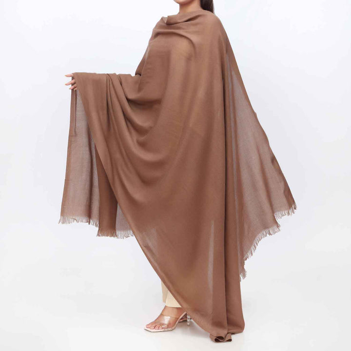 Brown Moonlight Plain Shawl PW3723