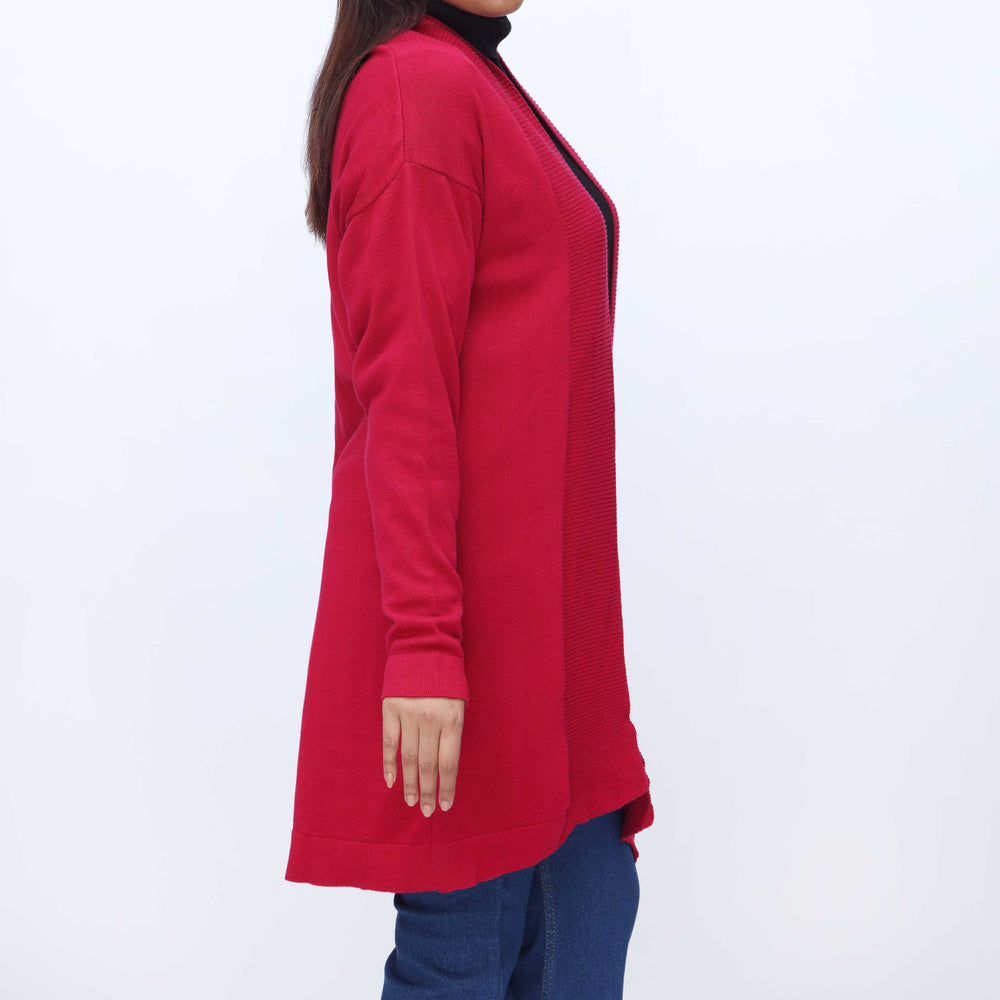 Pink Long Cardigan PW3907