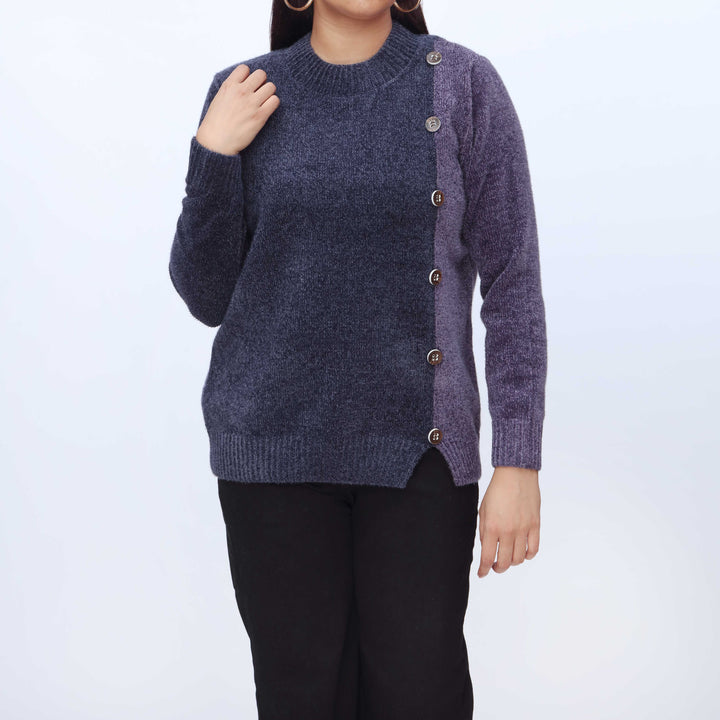 Purple Mid Length Cardigan PW3916