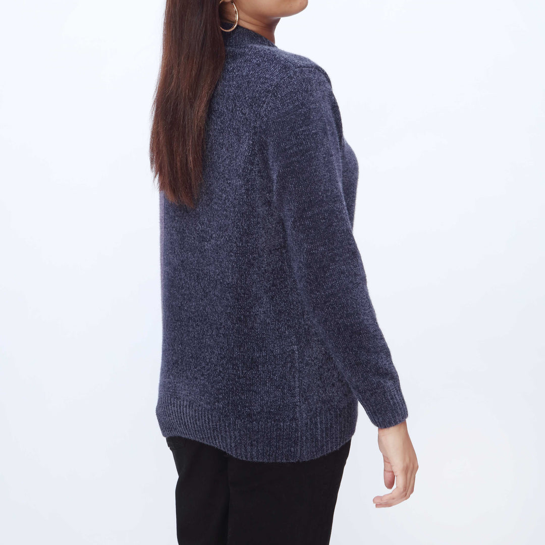 Purple Mid Length Cardigan PW3916