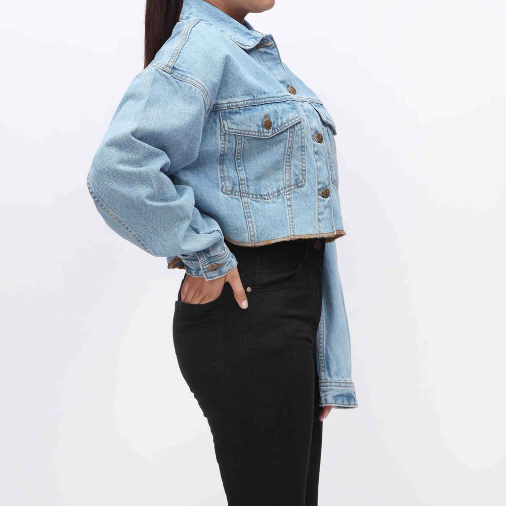 Sky Blue Denim Jacket PW3999