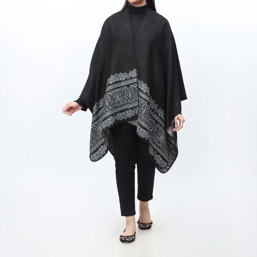 Black Cape Shawl PW9802