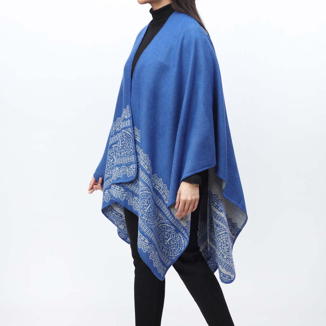 Blue Cape Shawl PW9802