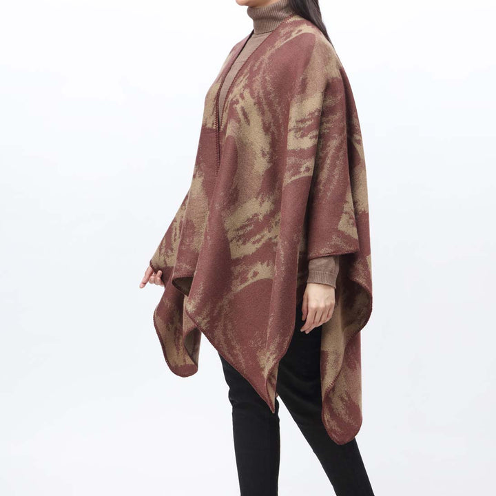 Brown Cape Shawl PW9804