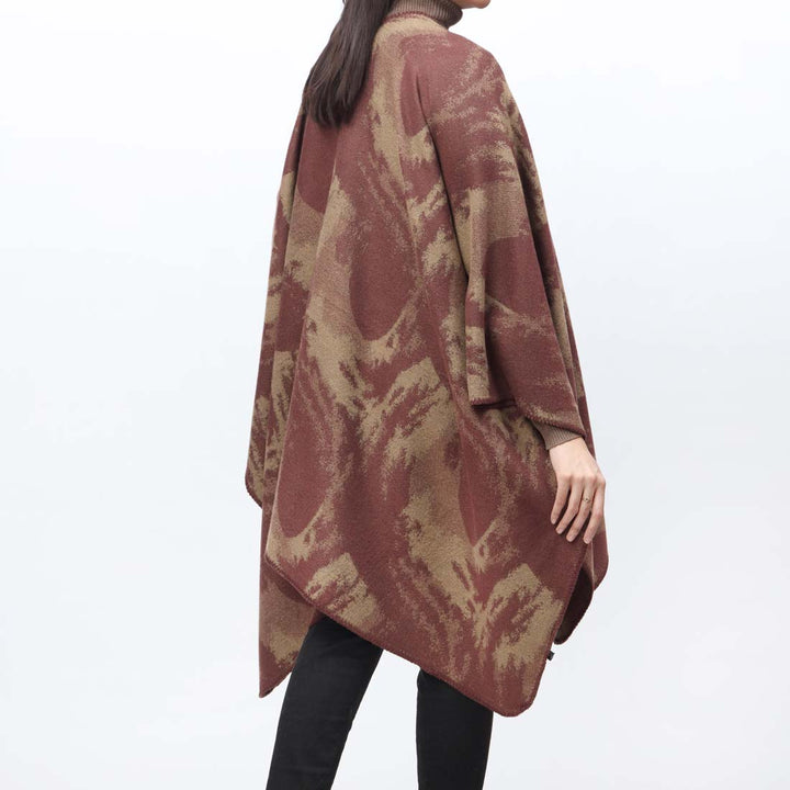 Brown Cape Shawl PW9804