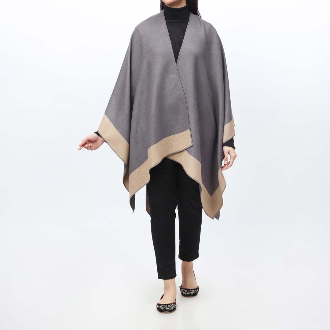 Beige Cape Shawl PW9806