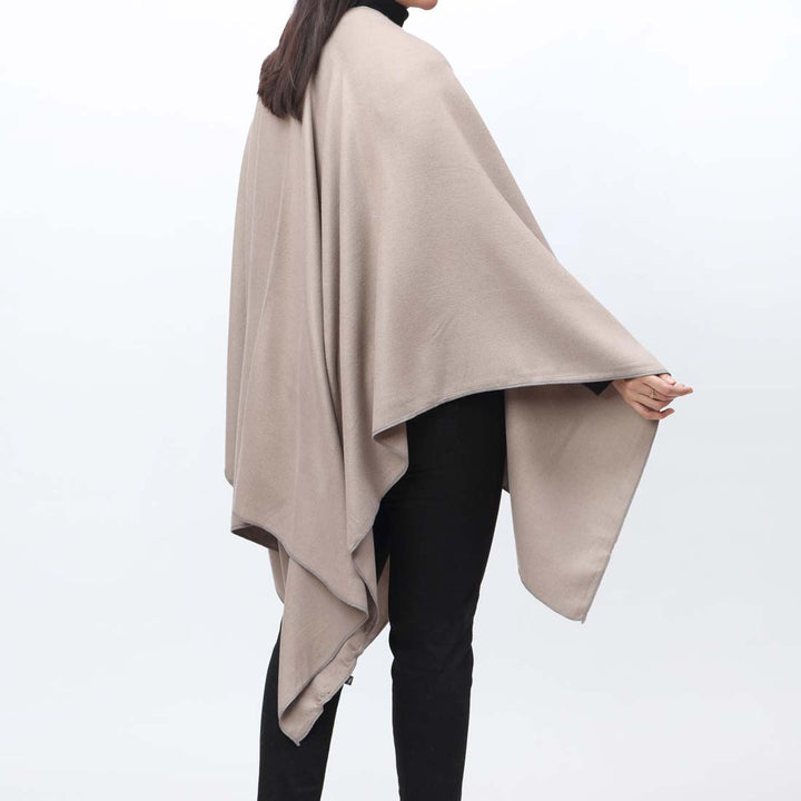 Khaki Cape Shawl PW9807