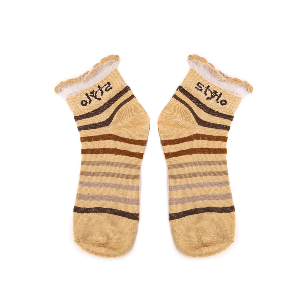 Beige Ladies Socks S01613