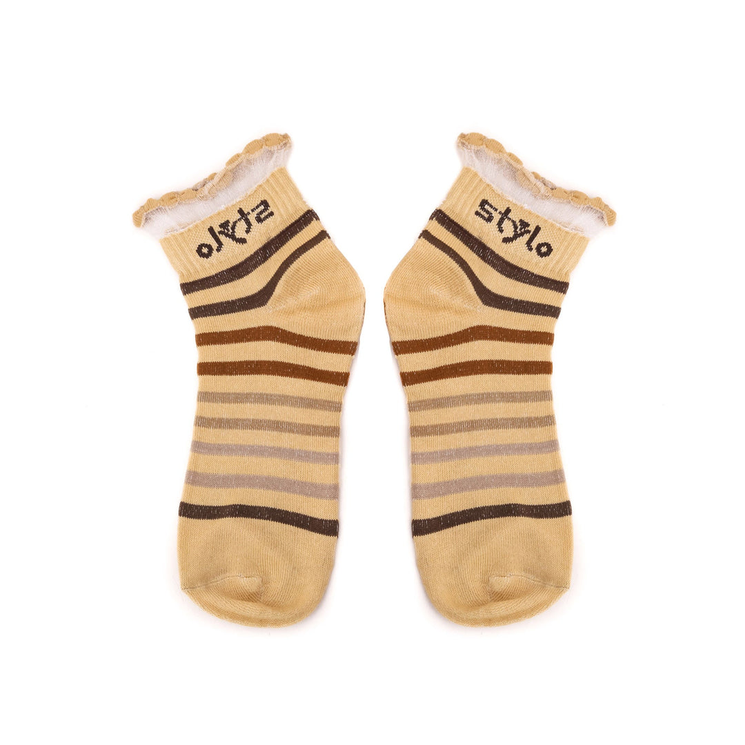 Beige Ladies Socks S01613