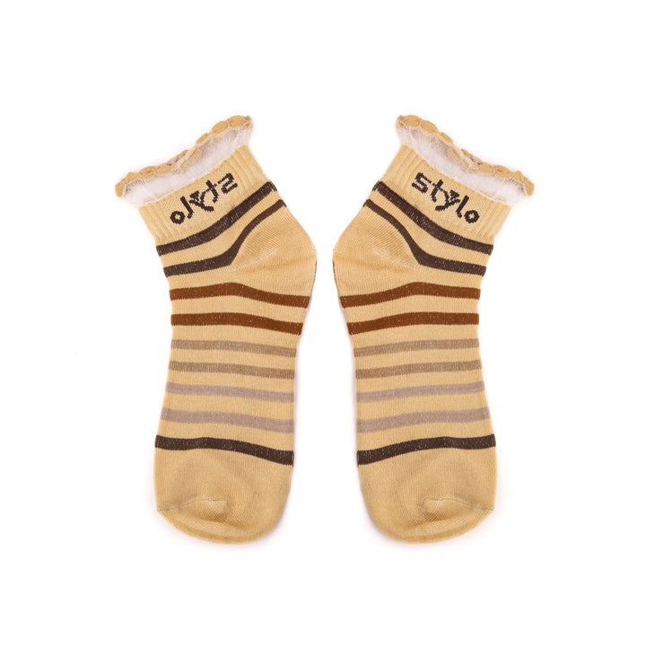 Beige Ladies Socks S01613