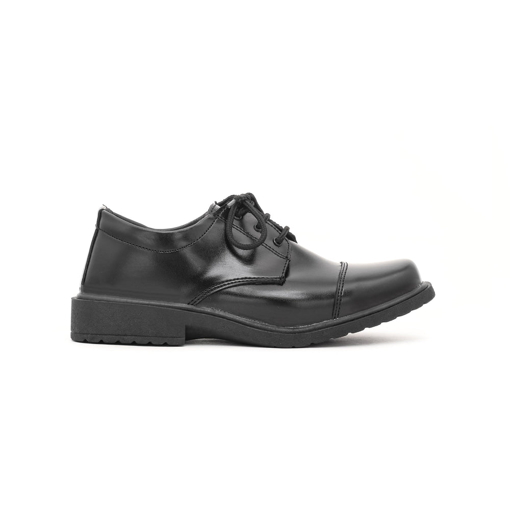 Boys Black School Shoes SK1046