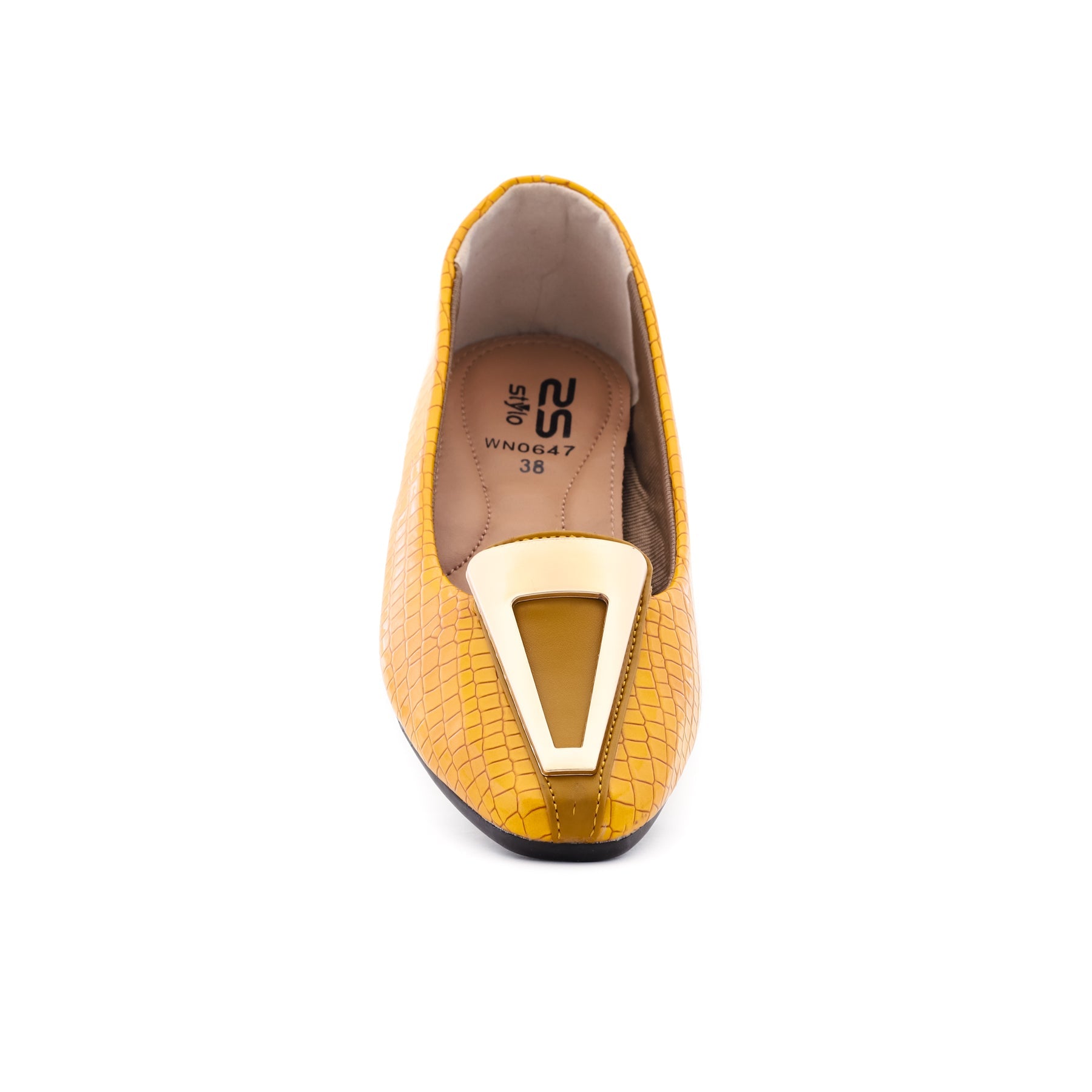 Yellow Winter Pumps WN0647