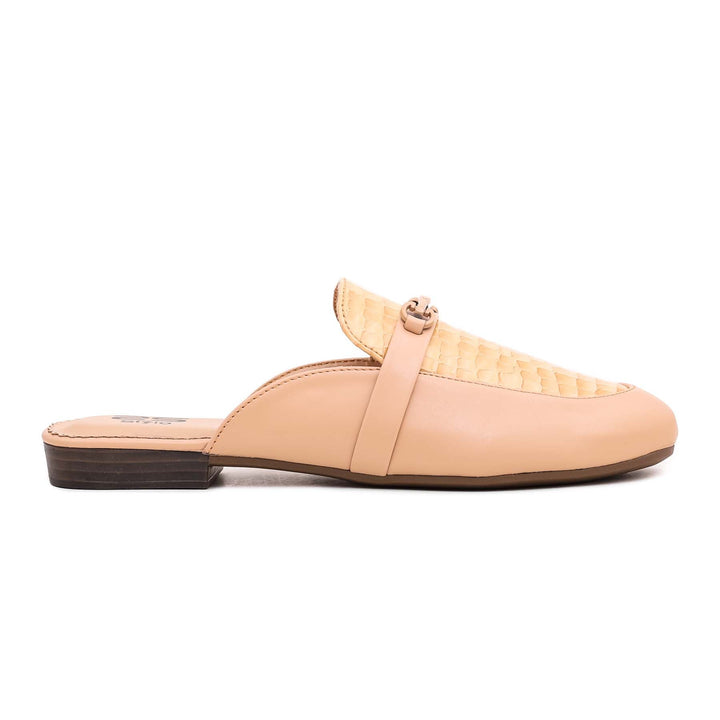 Beige Back Open Mule WN5315