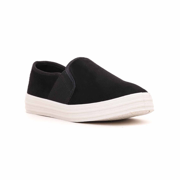 Black Casual Slip Ons WN6138