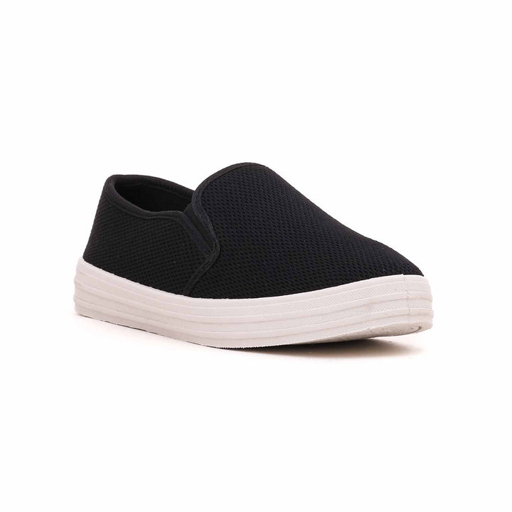 Black Casual Slip Ons WN6139