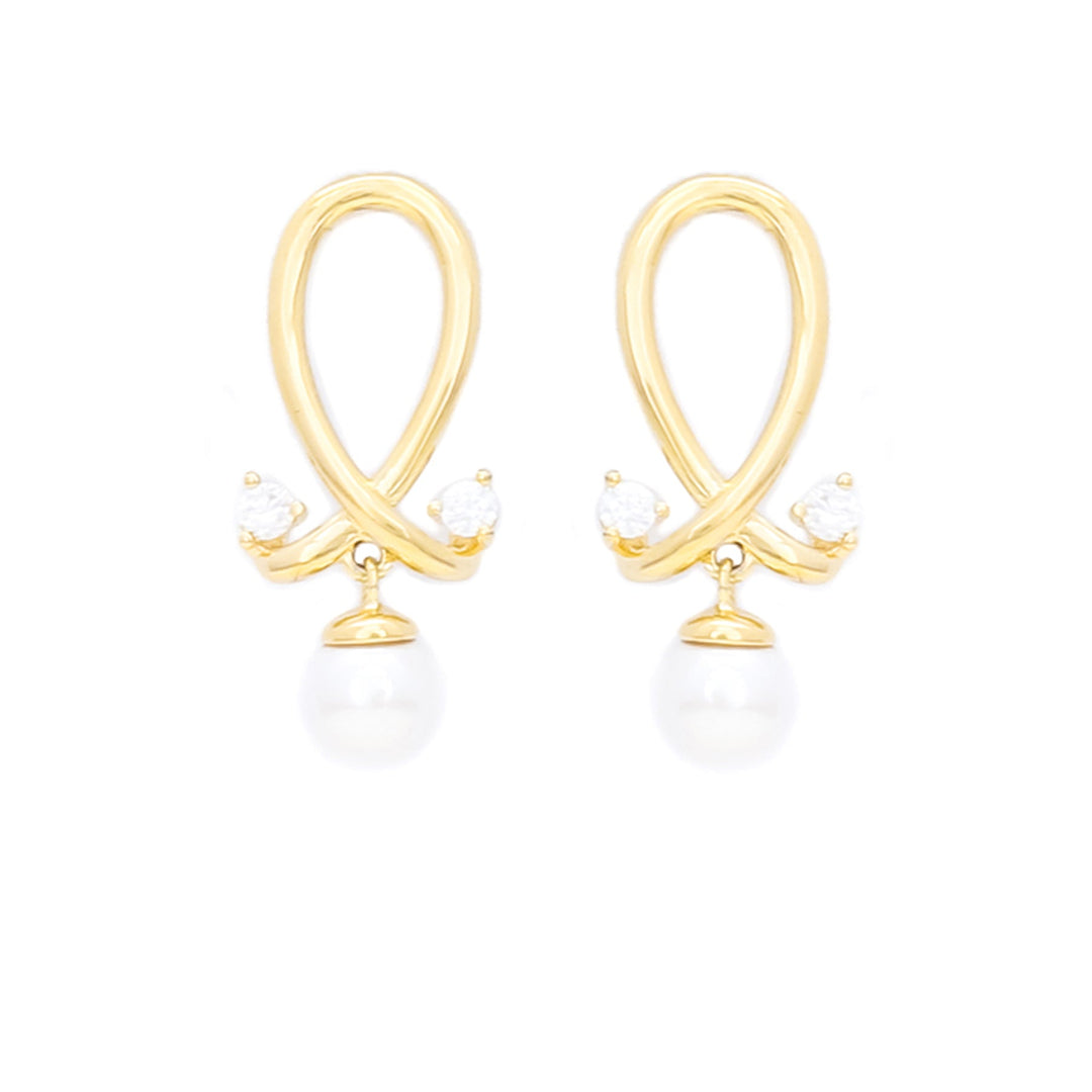 Golden Color Earrings J0502015.